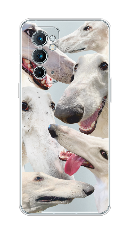 

Чехол на OnePlus 9RT "Собака с длинным носом", Белый;бежевый;розовый, 152050-1