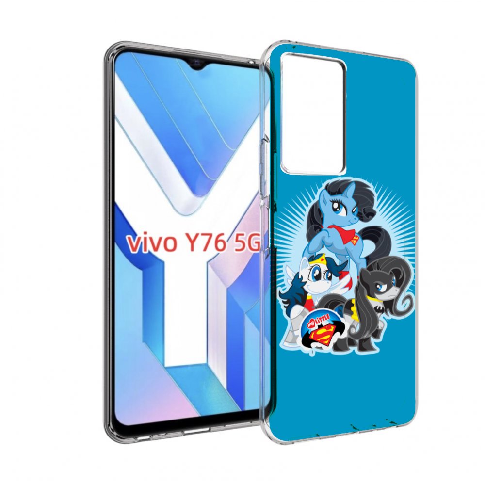 

Чехол MyPads Пони-литл для Vivo Y76 5G, Прозрачный, Tocco