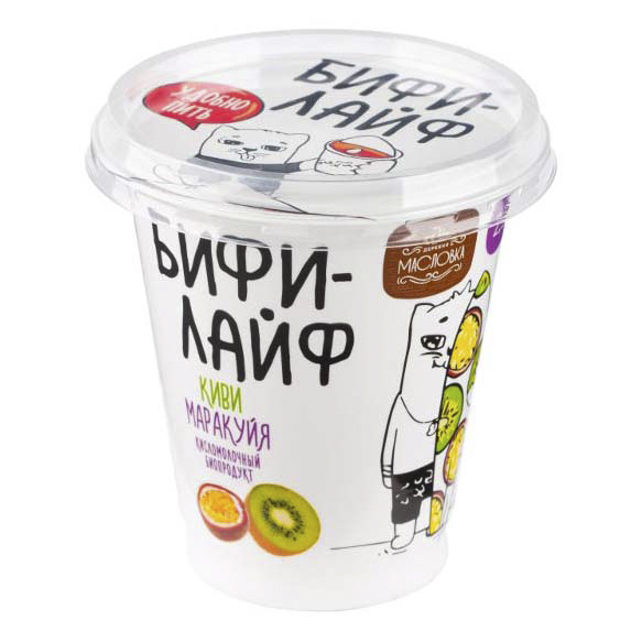 

Бифилайф Деревня Масловка киви-маракуя 2,5% 300 г