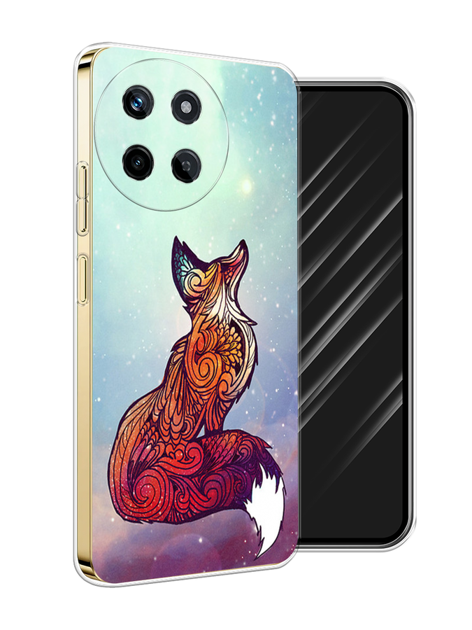

Чехол Awog на Realme 11 4G "Лиса 1", Голубой;фиолетовый, 2515150-1