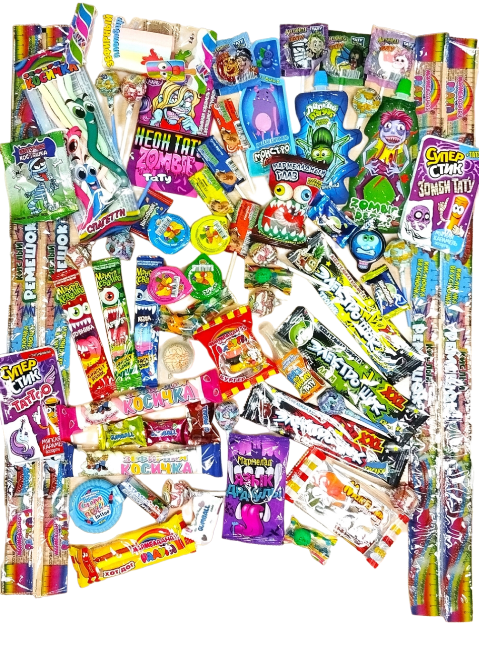 Набор сладостей Вкусы со всего Мира Мечта Сладкоежки, 68 шт