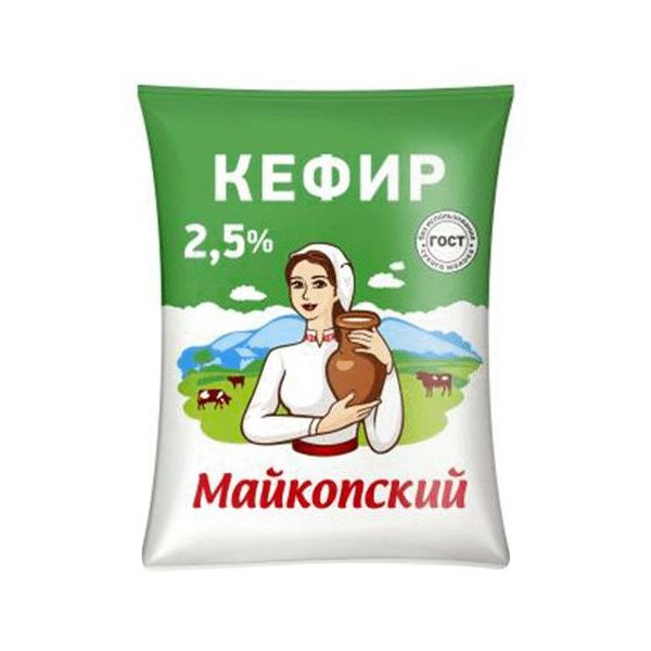 

Кефир Майкопская 2,5% 900 г
