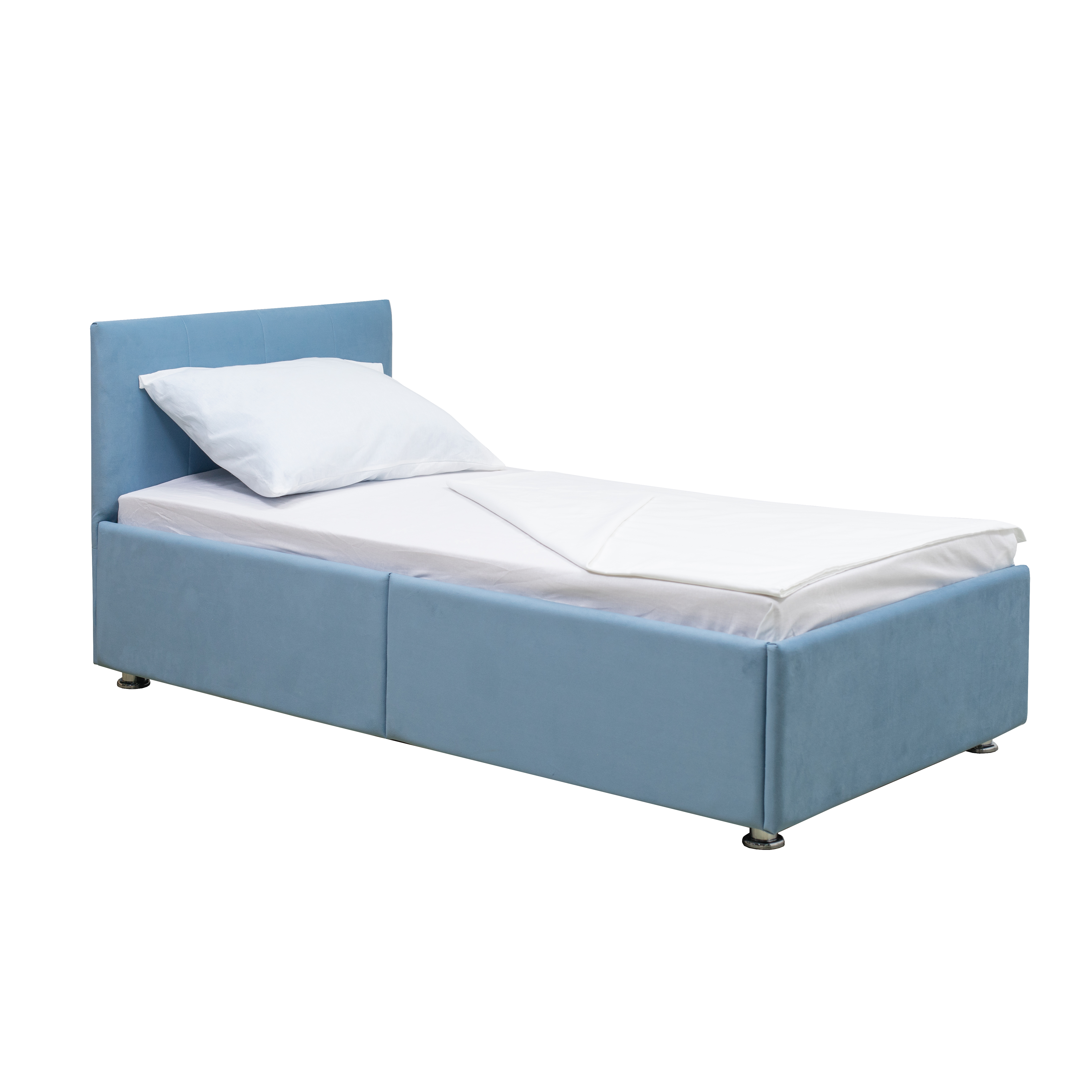 Кровать детская М-СТИЛЬ Умка на ортопедическом основании, голубой, 160х80 см