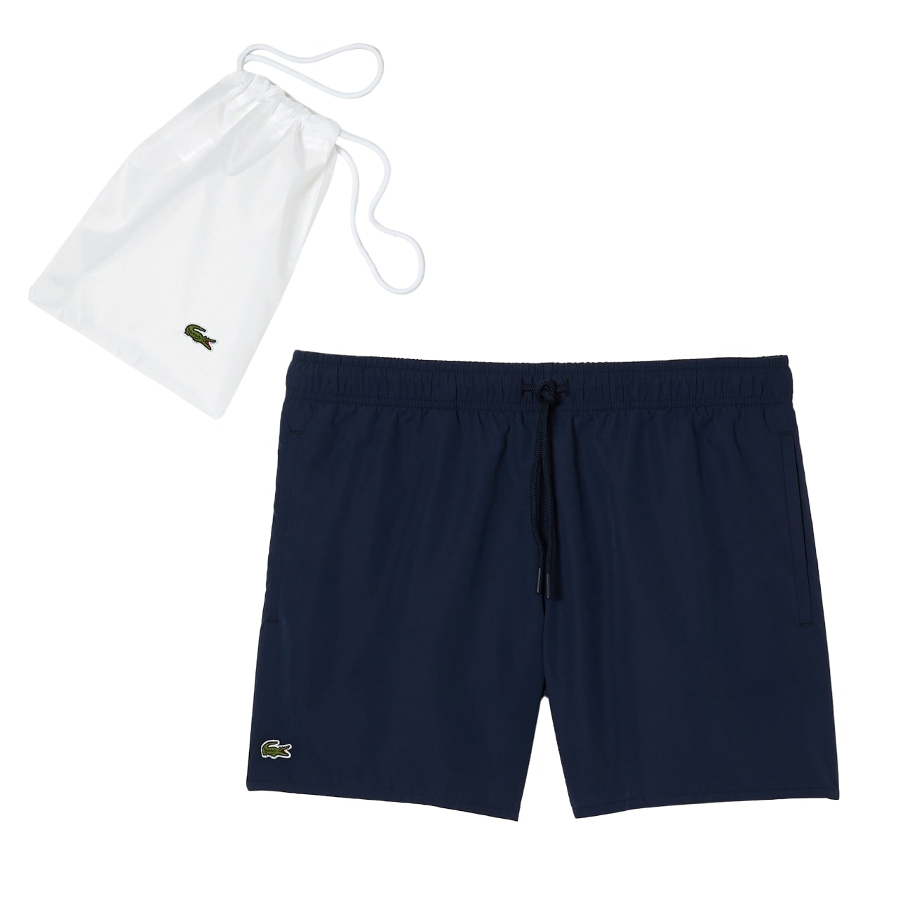 

Пляжные шорты мужские Lacoste Lightweight Monochrome Swim синие S, Синий, Lightweight Monochrome Swim