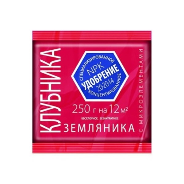 

Минеральное удобрение комплексное Агроуспех для клубники 51781 0,25 кг