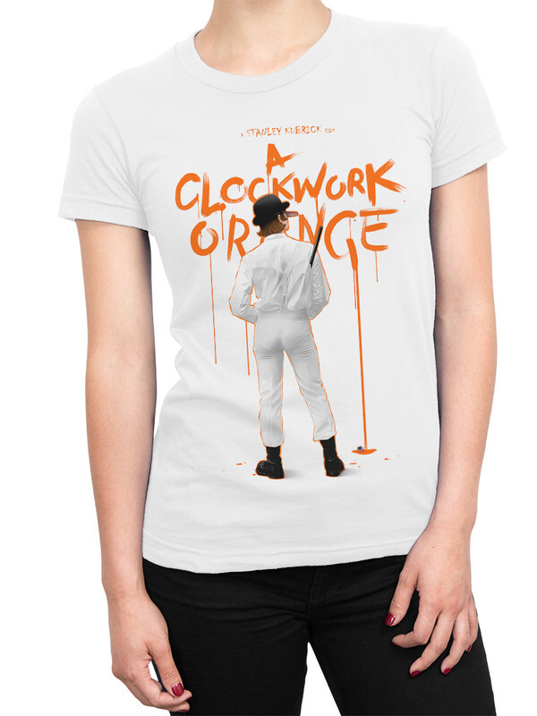 

Футболка женская Dream Shirts Заводной Апельсин белая 2XL, Заводной Апельсин