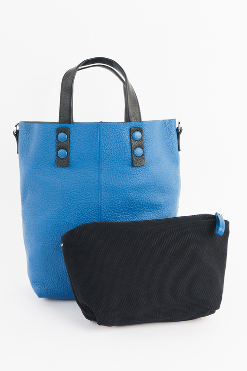 Комплект (сумка+косметичка) женский 15692A4-W9, голубой Palio. Цвет: синий