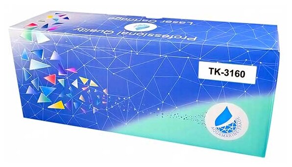 

Картридж для лазерного принтера Aquamarine (TK-3160) черный, совместимый