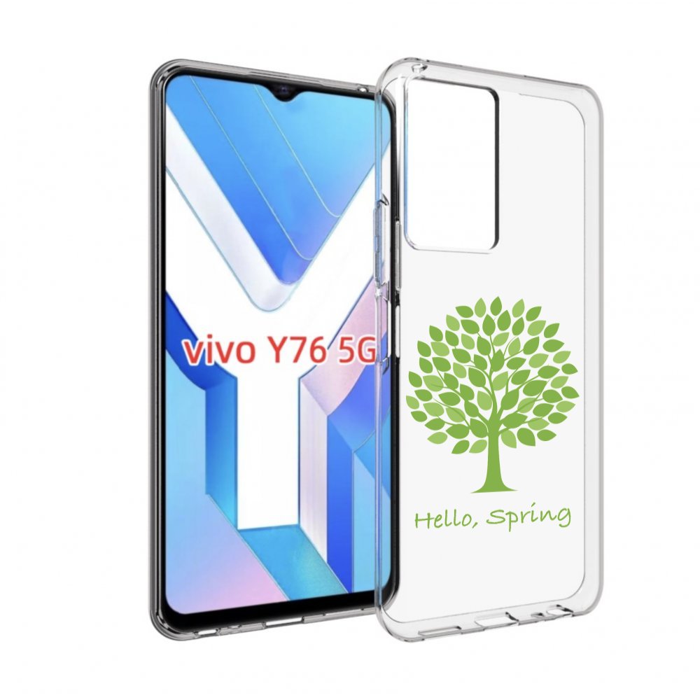 

Чехол MyPads Привет-весна для Vivo Y76 5G, Прозрачный, Tocco