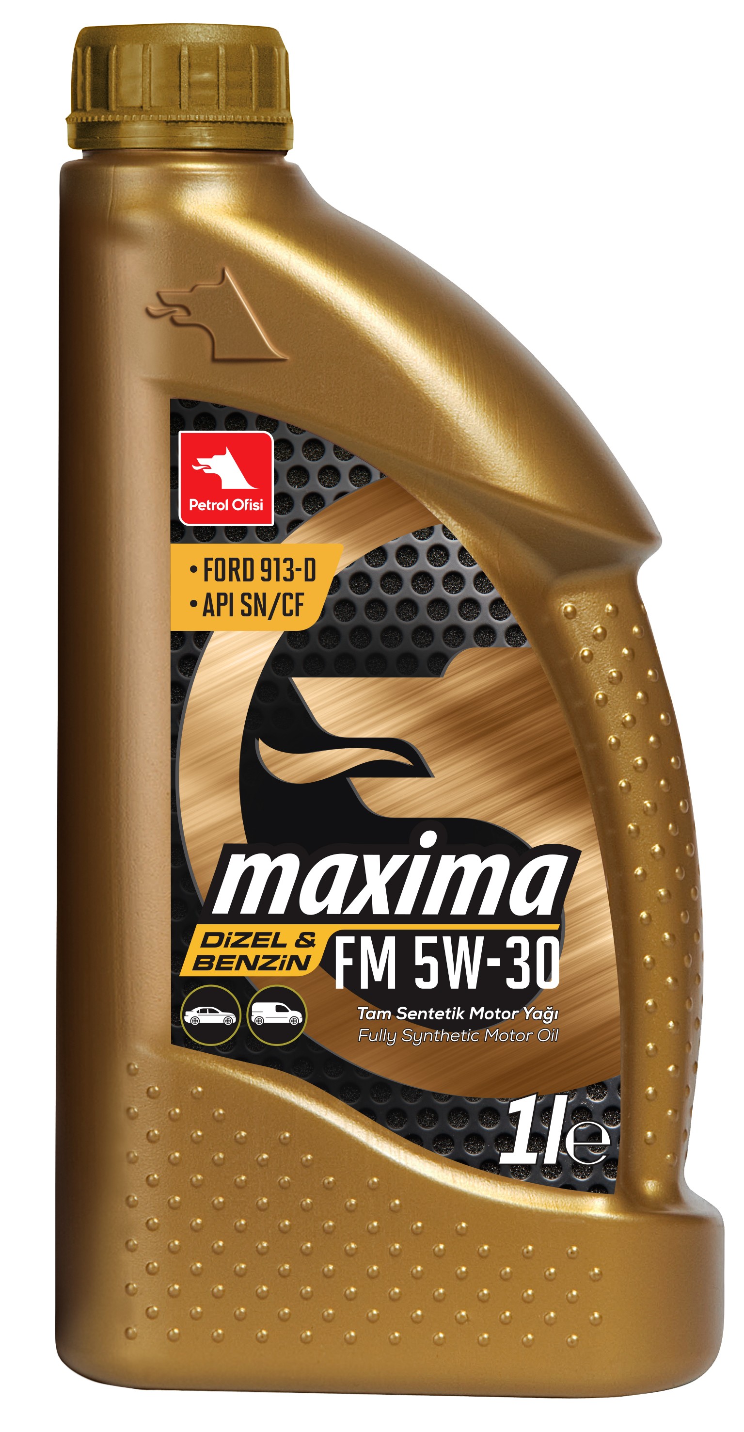 Моторное масло Petrol Ofisi синтетическое MAXIMA FM 5W30 A5/B5 1л