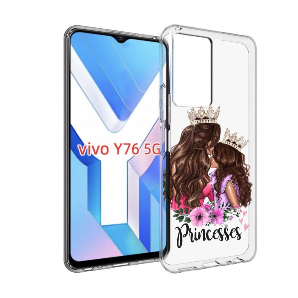

Чехол MyPads Принцессы женский для Vivo Y76 5G, Прозрачный, Tocco
