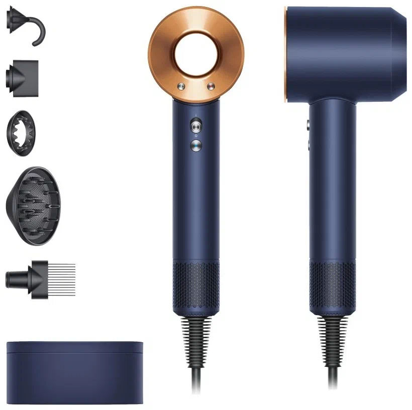 

Фен Dyson HD07 1600 Вт золотистый; синий, HD07