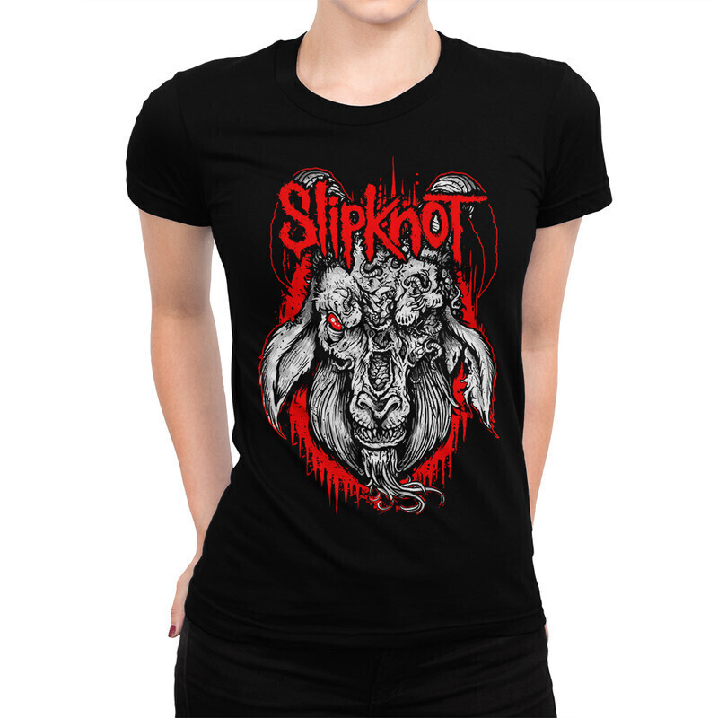 

Футболка женская Dream Shirts Slipknot Женская 10007091 черная S, Slipknot Женская 10007091