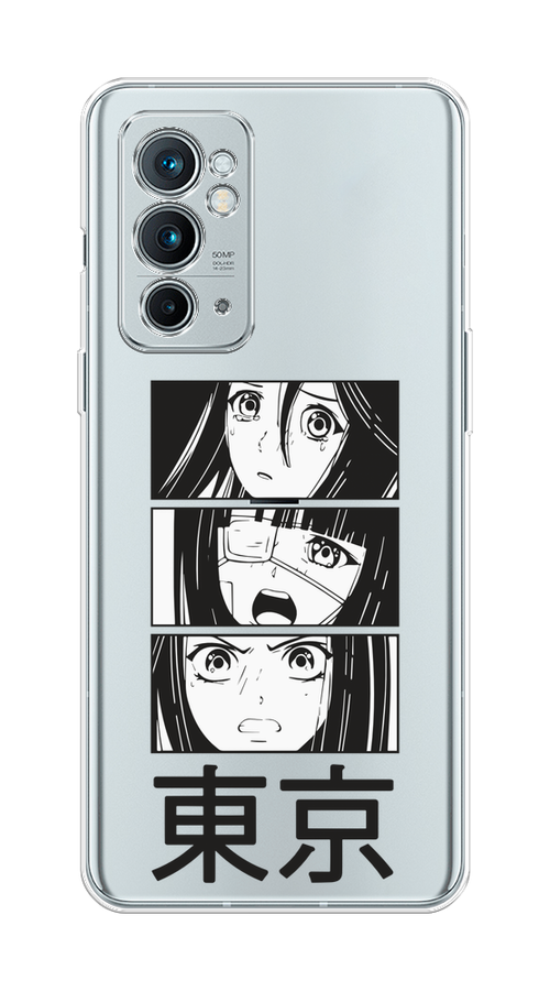 

Чехол на OnePlus 9RT "Tokyo girls", Белый;черный;прозрачный, 152050-1