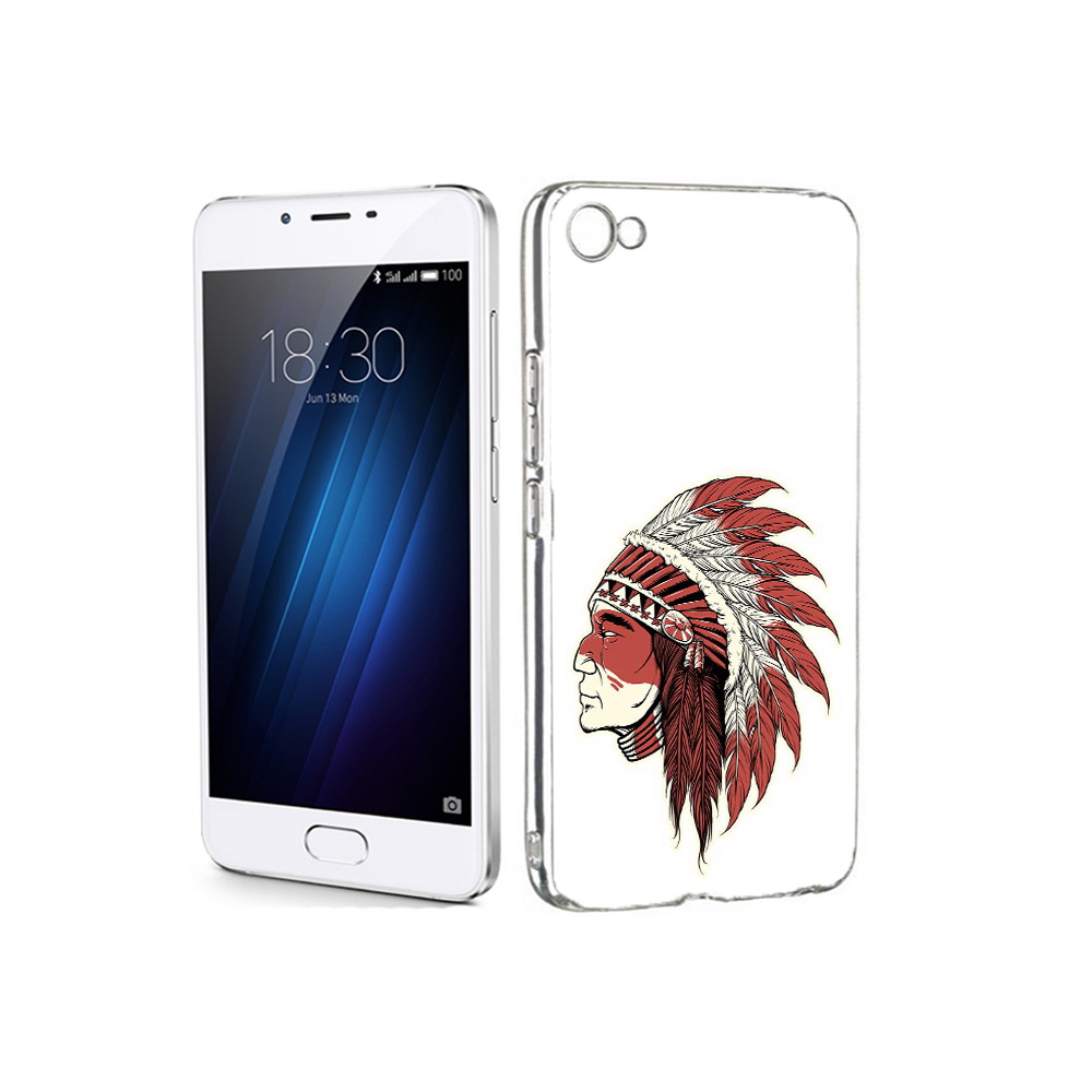 

Чехол MyPads Tocco для Meizu U20 красный индеец (PT50622.85.411), Прозрачный, Tocco