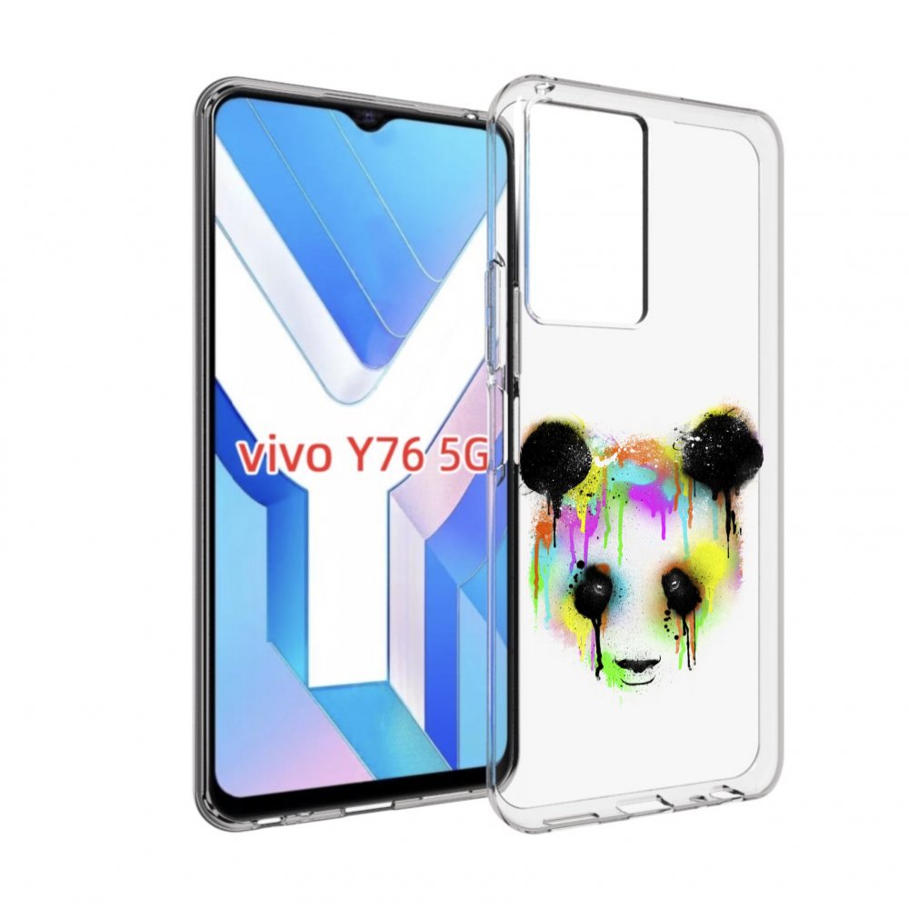 

Чехол MyPads Радужная панда для Vivo Y76 5G, Прозрачный, Tocco