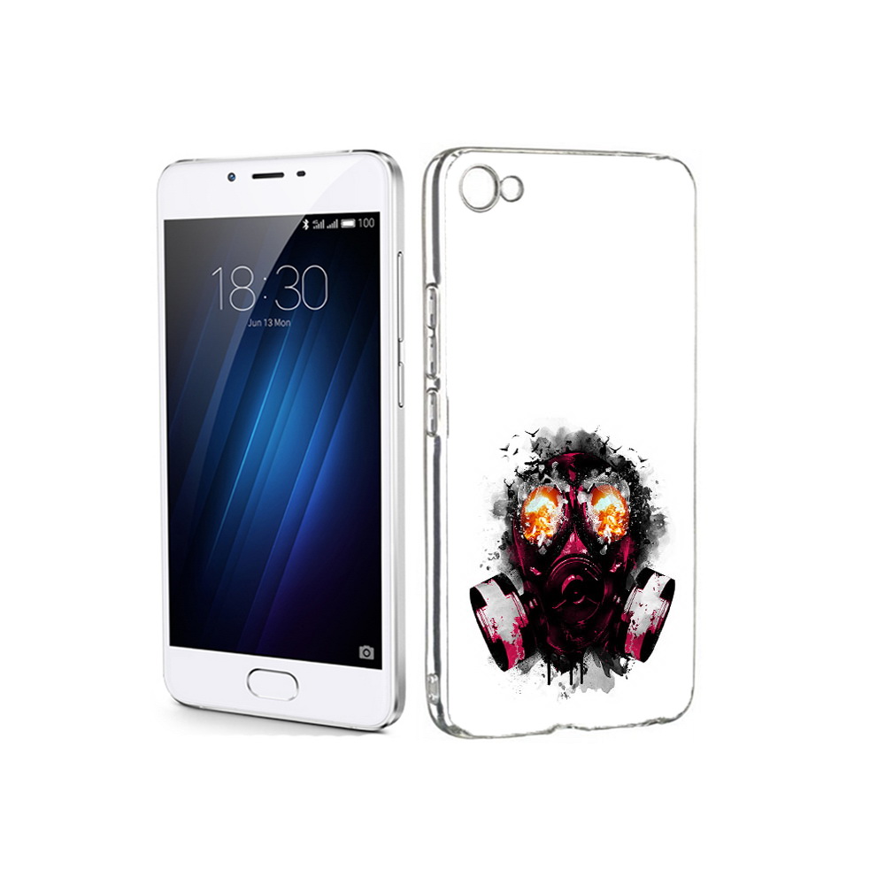 Чехол MyPads Tocco для Meizu U20 красный противогаз (PT50622.85.412)