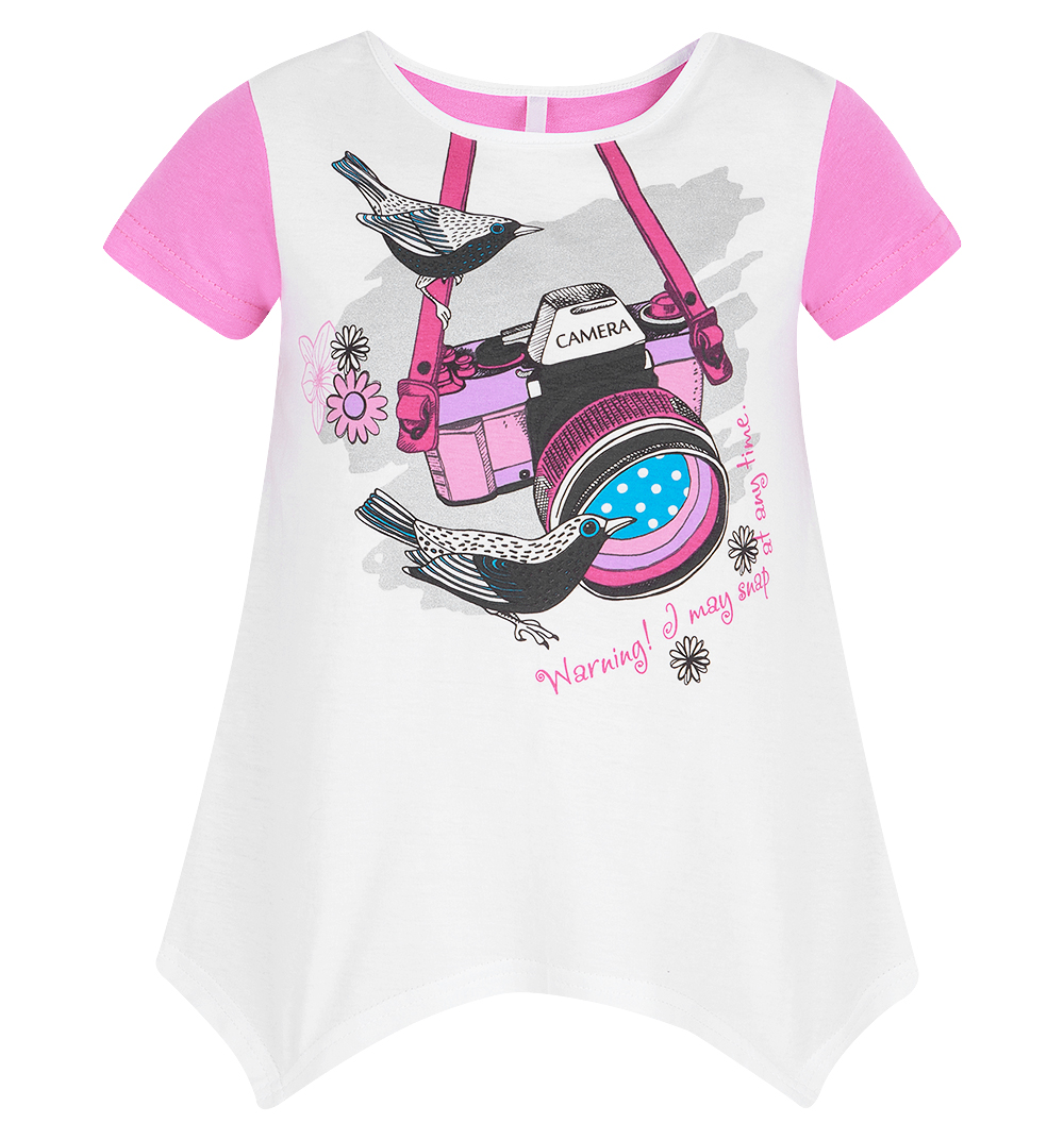 

Платье-туника Leader Kids Бантики розовый/белый р.116, GL000610296