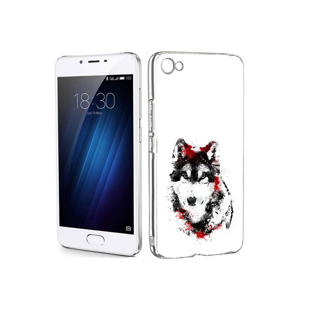

Чехол MyPads Tocco для Meizu U20 кровавый волк (PT50622.85.416), Прозрачный, Tocco