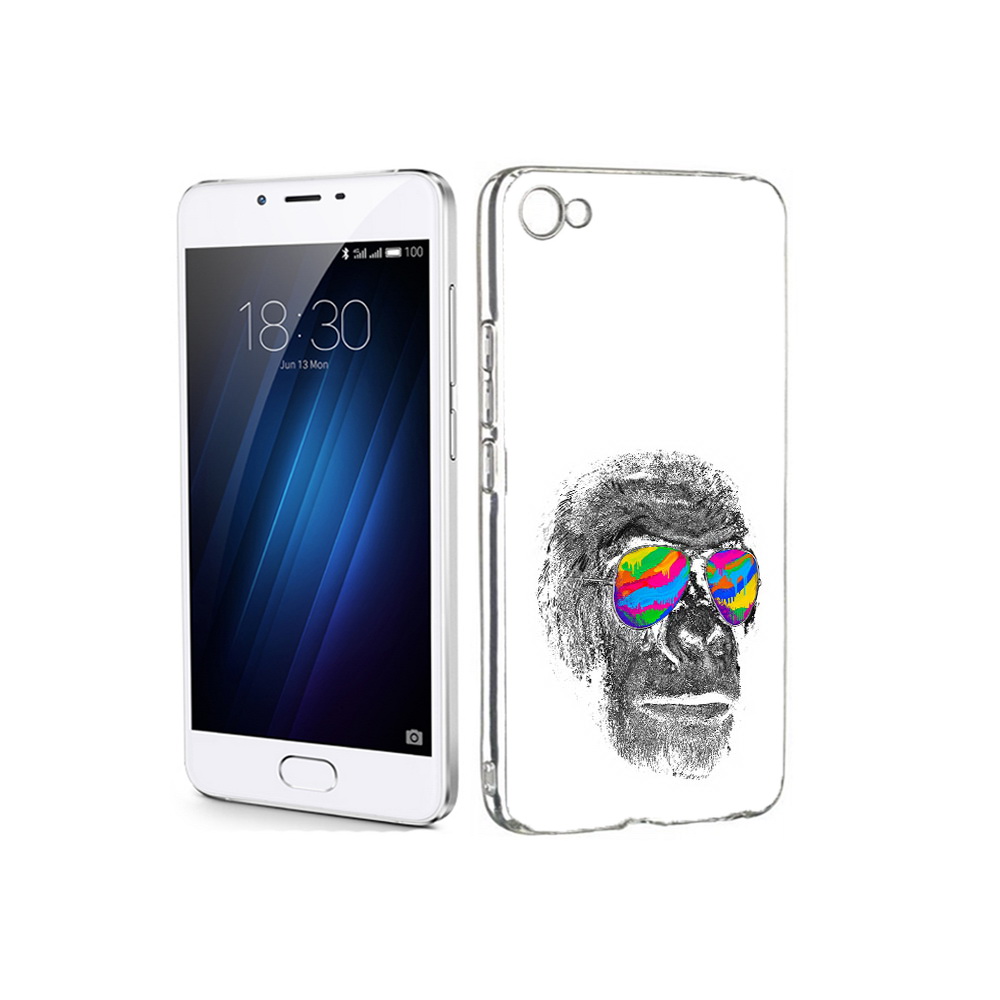 

Чехол MyPads Tocco для Meizu U20 крутая обезьяна в очках (PT50622.85.422), Прозрачный, Tocco