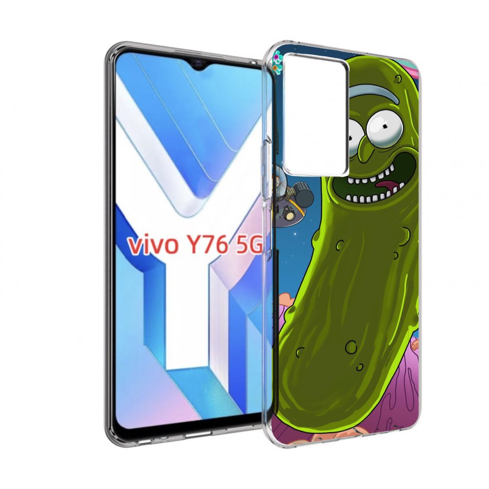 

Чехол MyPads Рик огурец для Vivo Y76 5G, Прозрачный, Tocco