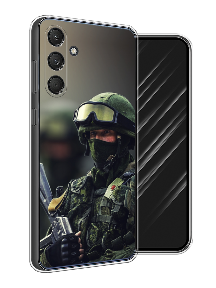 

Чехол Awog на Samsung Galaxy M55 "Солдат", Зеленый;серый, 2109650-1