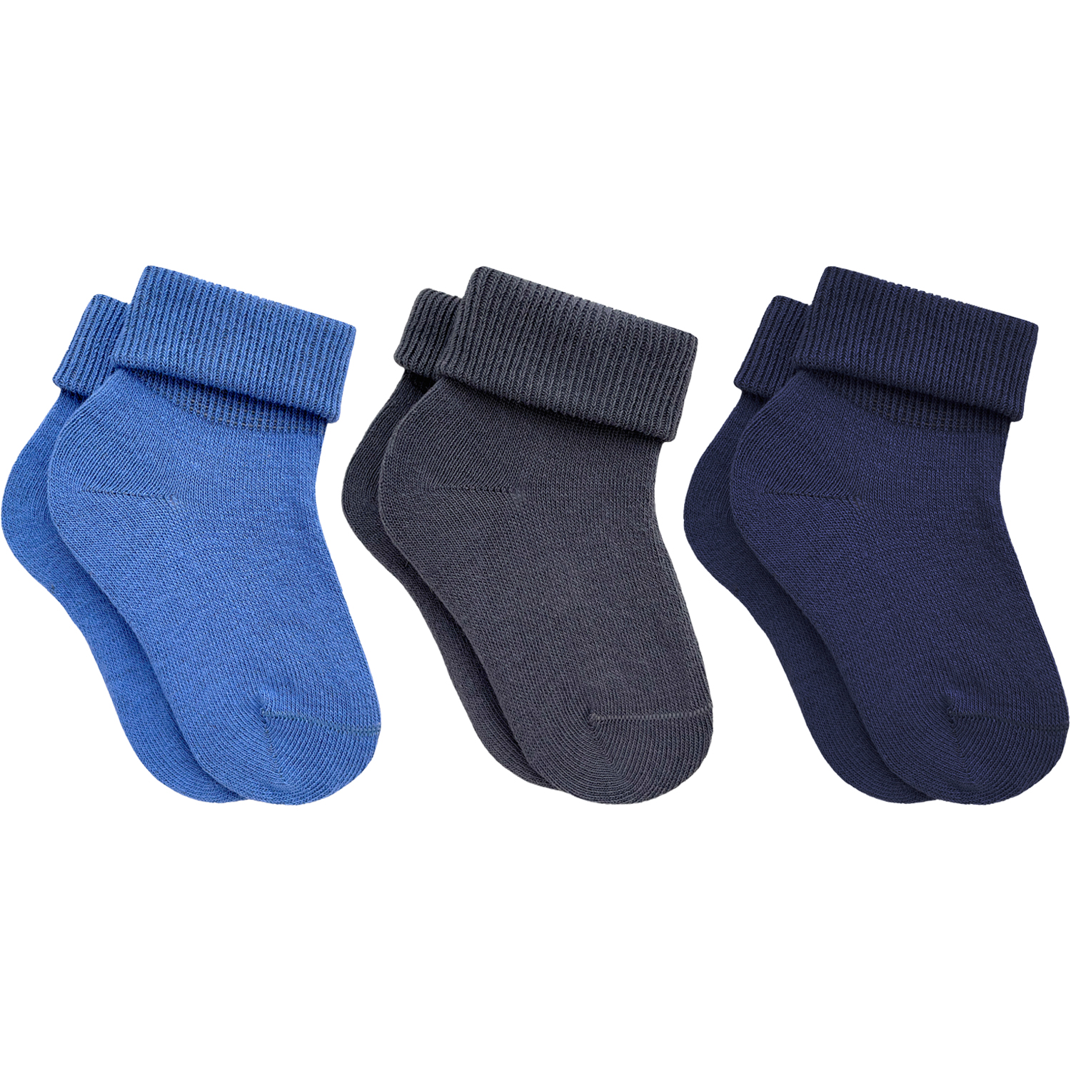 

Носки детские для девочек Rusocks 3-Д3-13783 цвет разноцветный размер 8-10, Серый;синий;голубой, 3-Д3-13783