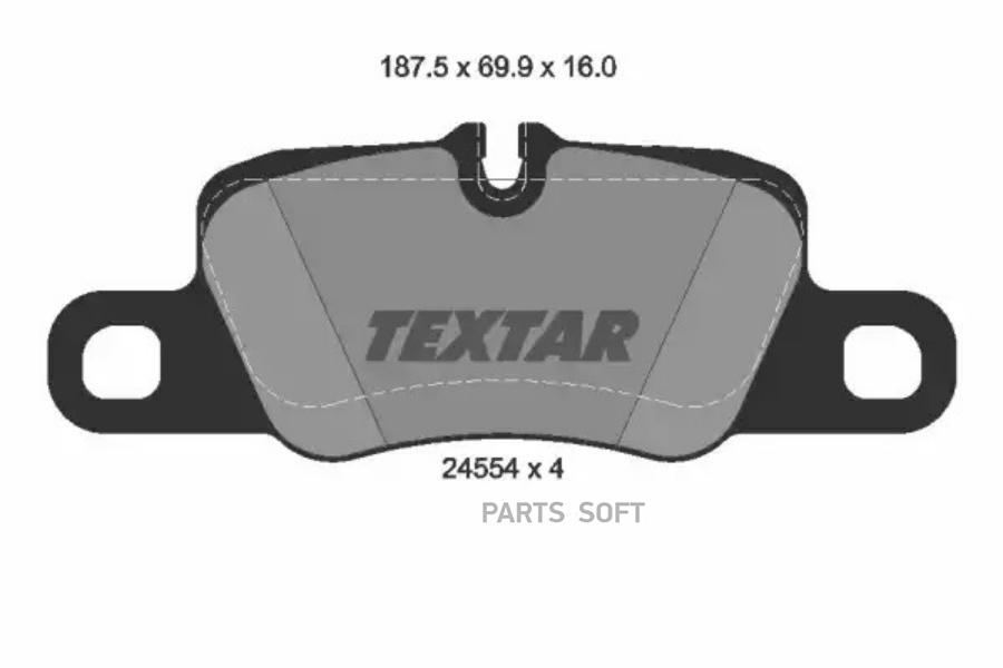 

Тормозные колодки Textar 2455402