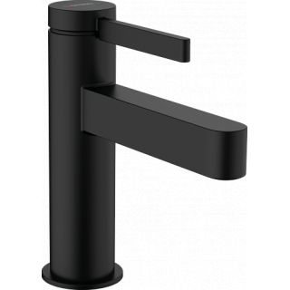 фото Смеситель для раковины hansgrohe finoris 76010670 матовый черный