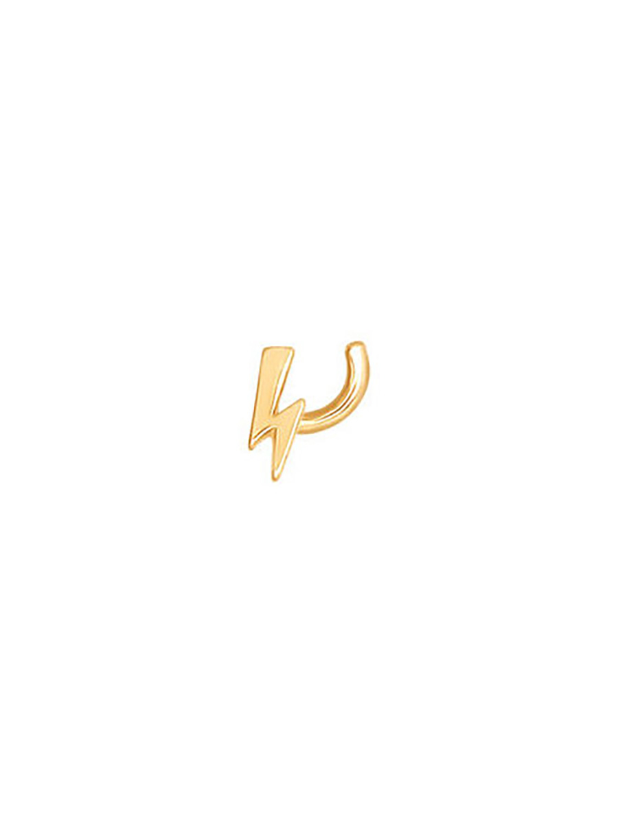 фото Пирсинг из желтого золота без вставки яхонт ювелирный 51300