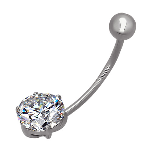 

Пирсинг из серебра ЯХОНТ Ювелирный 53809, фианит, 53809