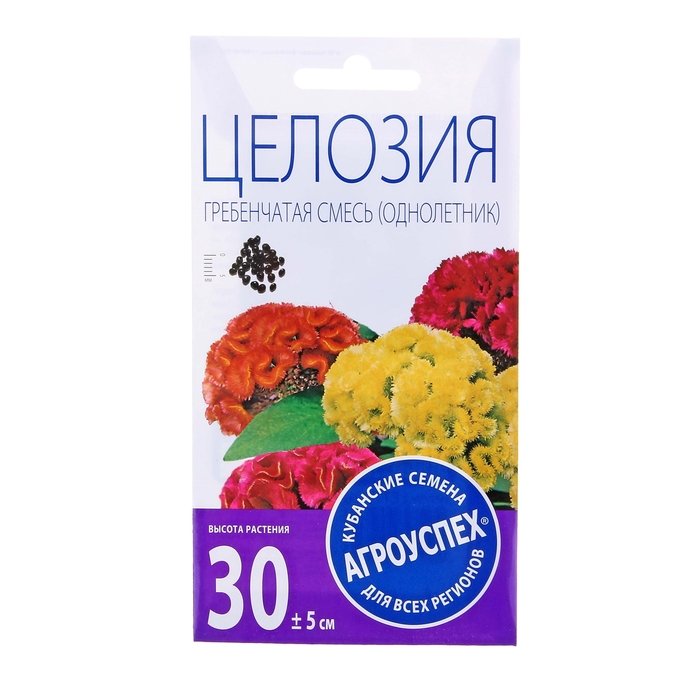 

Семена цветов Целозия "Гребенчатая", О, 0,2 г