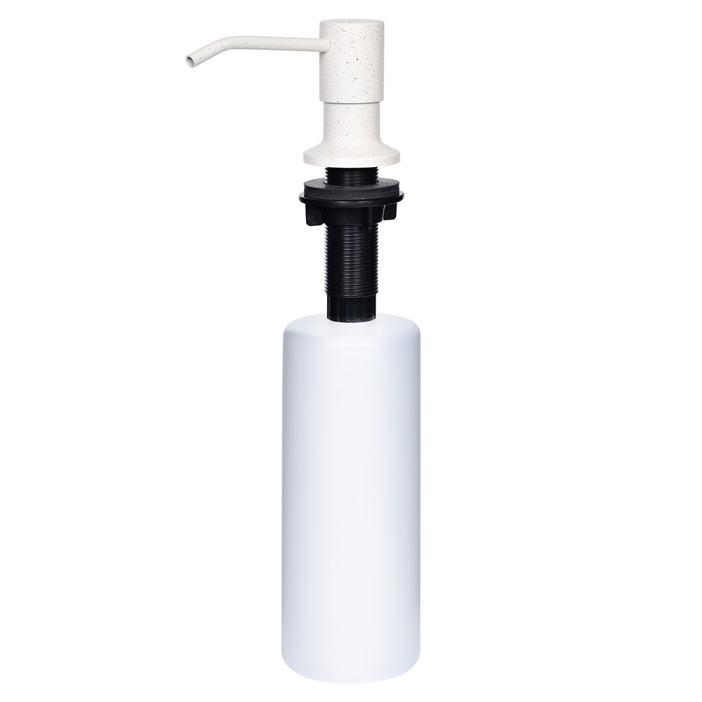 Врезной дозатор для жидкого мыла WISENT 405-18 (белый) дозатор для моющего средства tolero 694999 923 белый