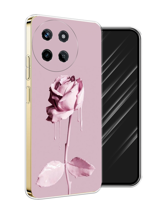 

Чехол Awog на Realme 11 4G "Роза в краске", Белый;розовый, 2515150-1