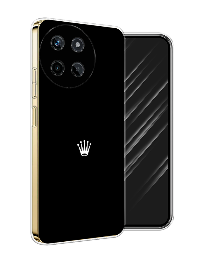 

Чехол Awog на Realme 11 4G "Белая корона на черном фоне", Черный, 2515150-1