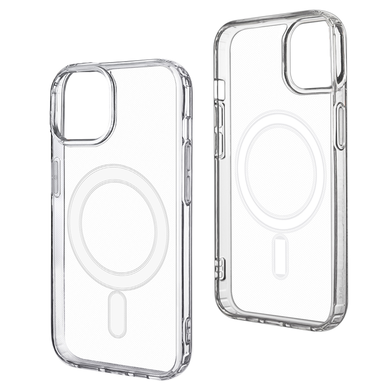 

Чехол iPhone 15 Pro Max Clear Case (MagSafe) прозрачный (IS793947)