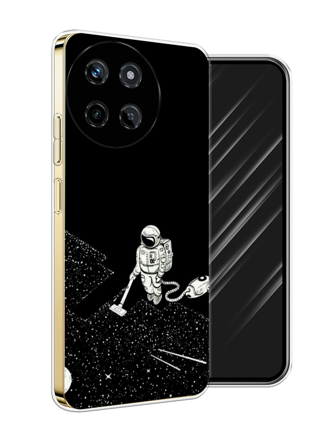 

Чехол Awog на Realme 11 4G "Космонавт с пылесосом", Белый, 2515150-1