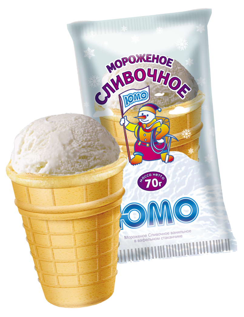 

Мороженое молочное ЮМО сливочное 70 г