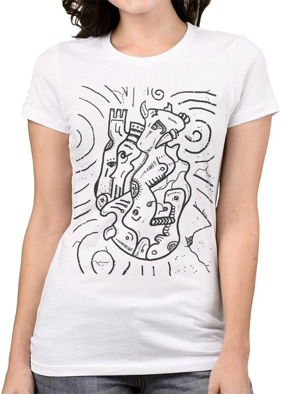 

Футболка женская Dream Shirts Жан Мишель Баския белая XL, Белый, Жан Мишель Баския