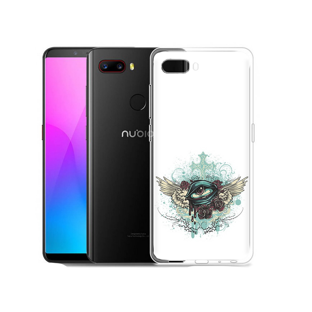 

Чехол MyPads Tocco для ZTE Nubia Z18 плачущий глаз с крыльями (PT115657.463.544), Прозрачный, Tocco