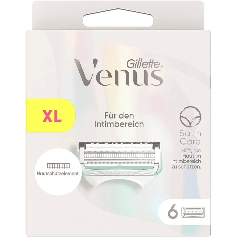 Сменные кассеты для ухода за кожей в зоне бикини Gillette Venus Satin Care, 6 шт