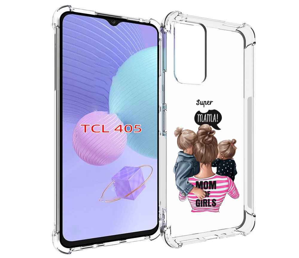 

Чехол MyPads Супер-мама-2 женский для TCL 405, Tocco