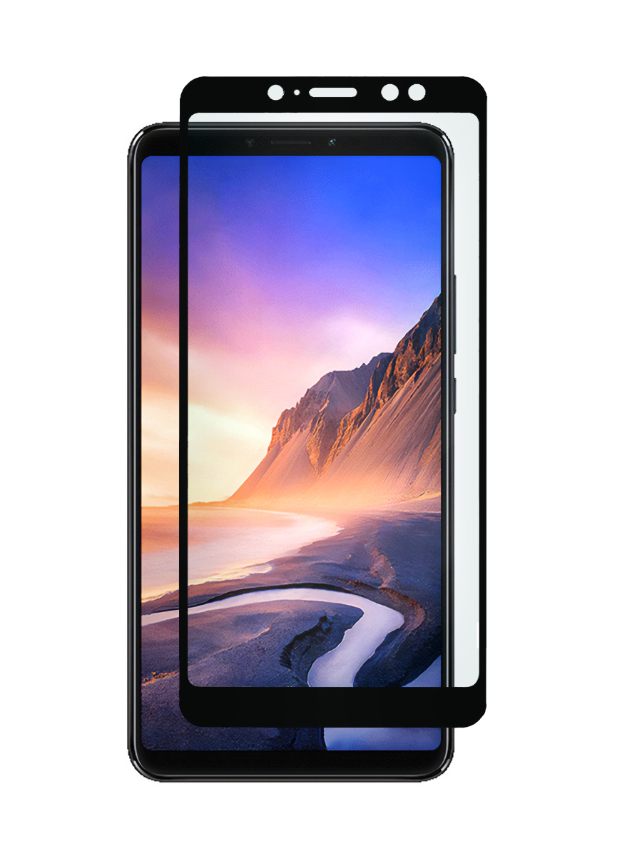 

Защитное стекло для Xiaomi Mi Max 3 черный, с рамкой, MOTG-5D-XMI-MAX3
