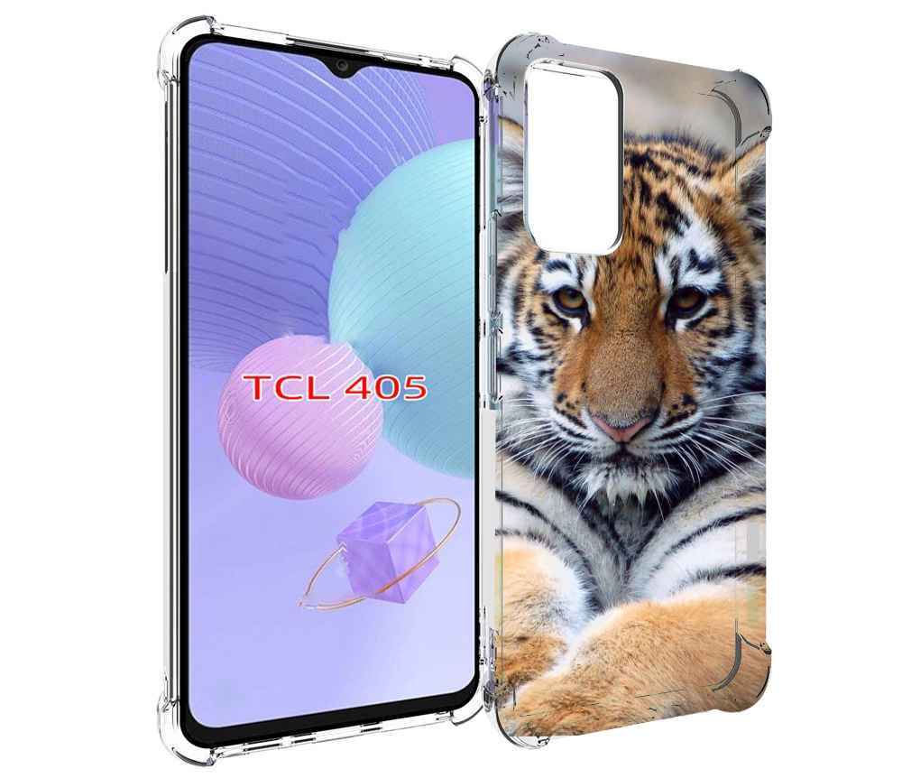 

Чехол MyPads Тигренок для TCL 405, Tocco