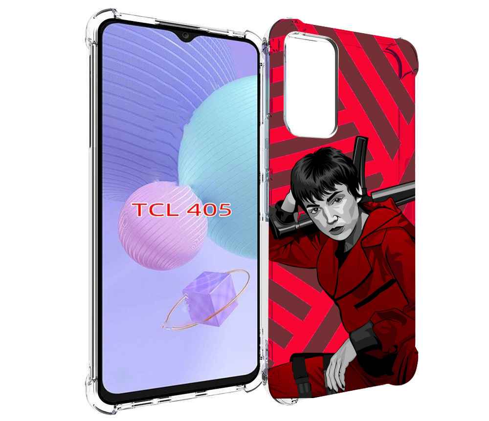 

Чехол MyPads Токио-бумажный-дом для TCL 405, Tocco