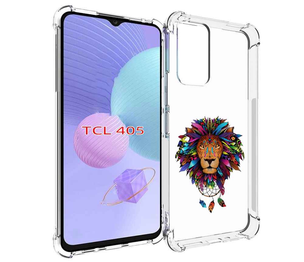 

Чехол MyPads Тотемный Лев для TCL 405, Tocco