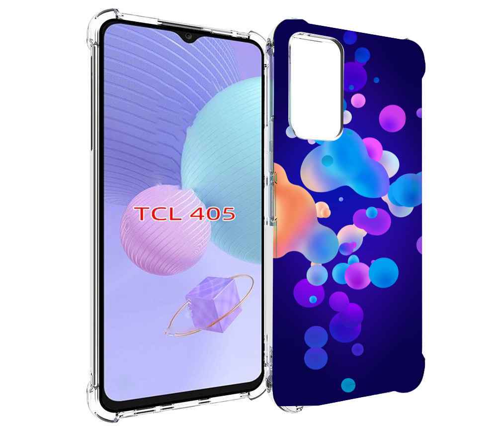 

Чехол MyPads абстрактные-пузырьки для TCL 405, Tocco
