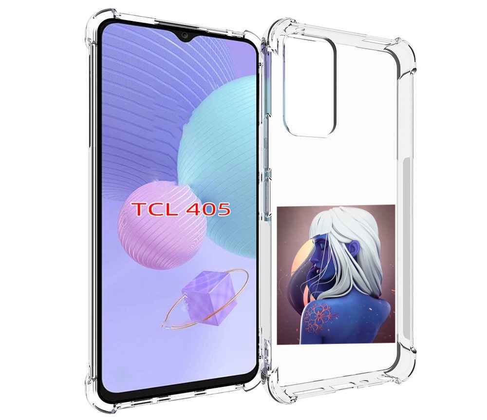 

Чехол MyPads аватар-с-цветком для TCL 405, Tocco