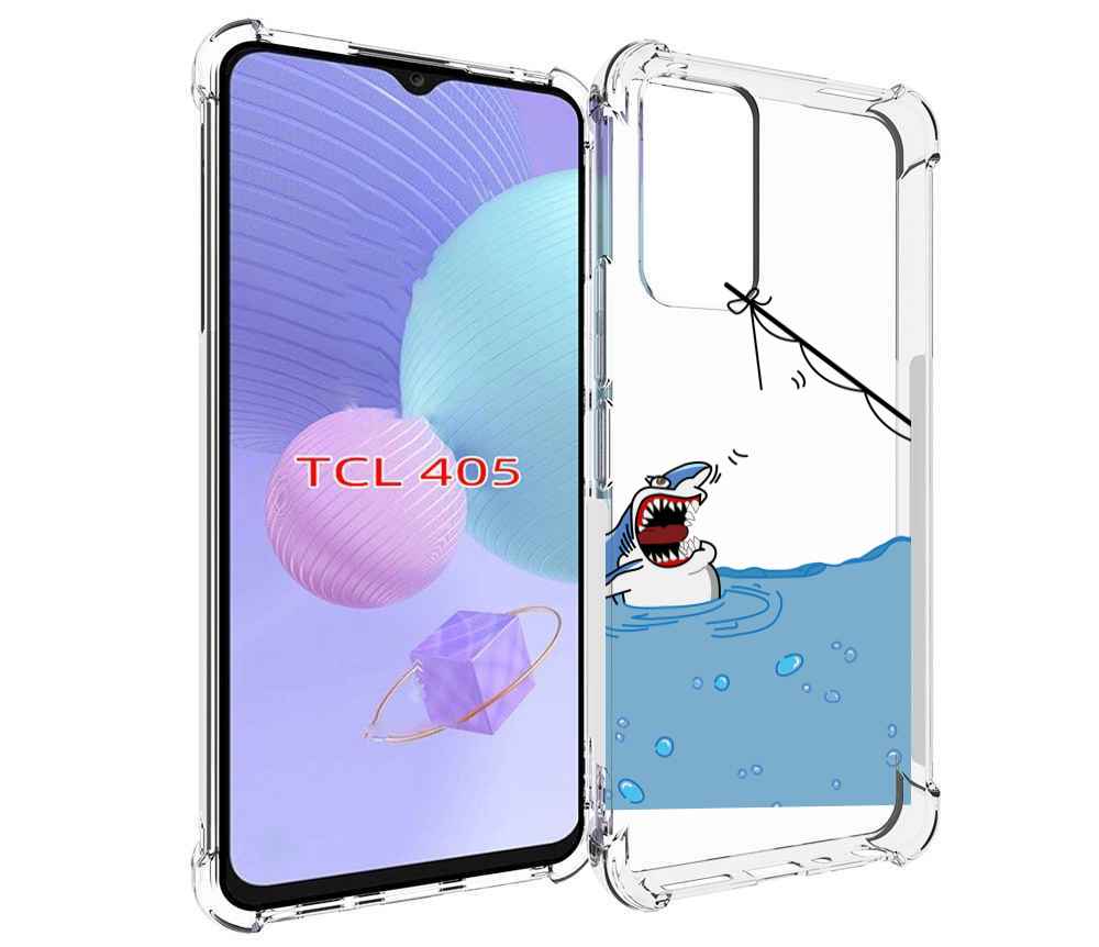 

Чехол MyPads акула-рисунок для TCL 405, Tocco