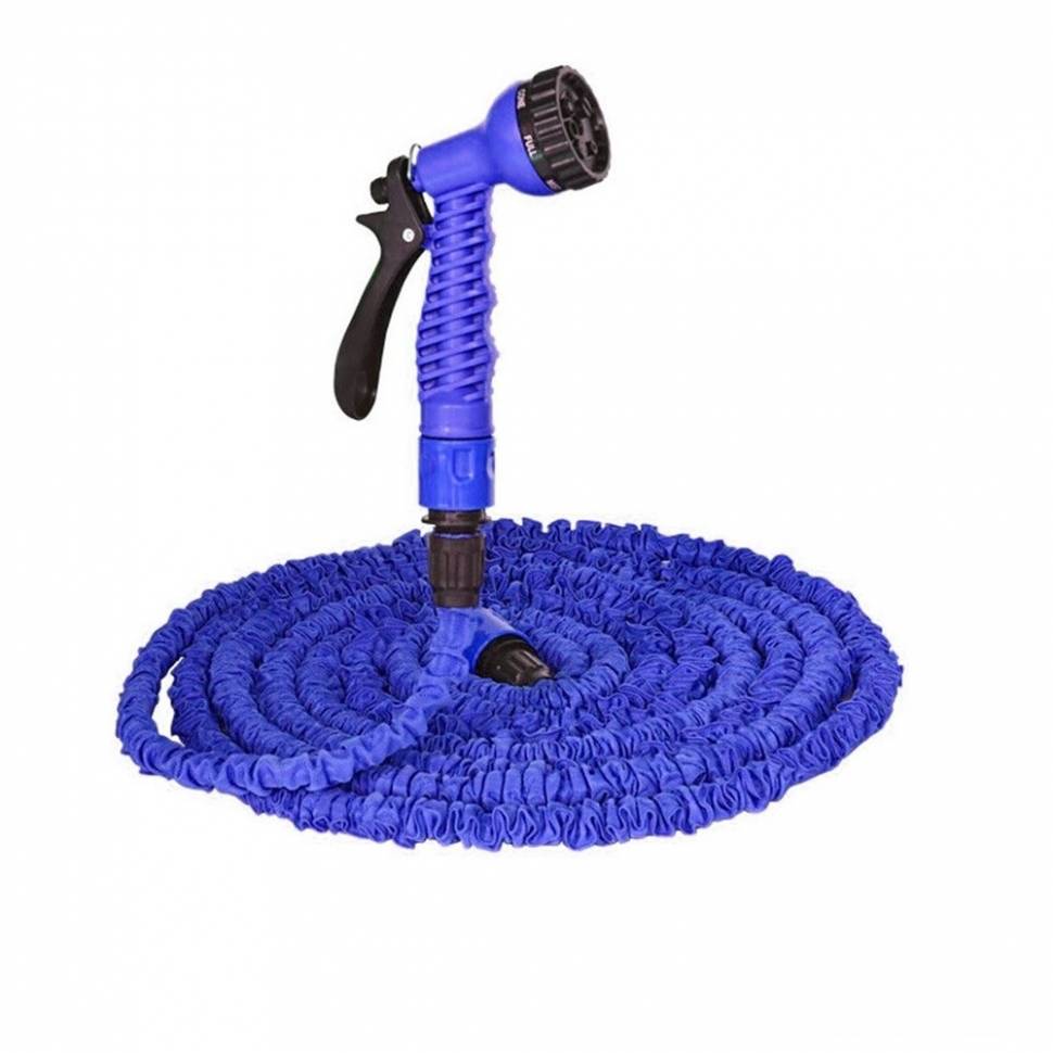 

Шланг Xhose 75 m (Икс Хоз, Икс Хоуз) лейка в комплекте, Синий